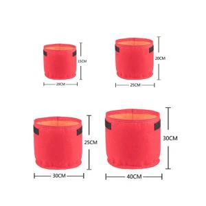 50ガロン不織布ガーデンフラワープラントファブリックポット